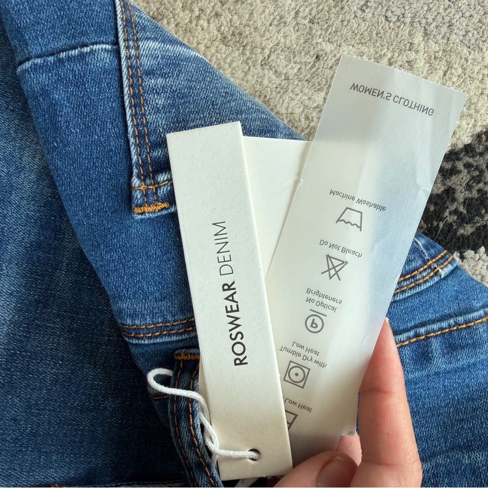 NWT ROSWEAR Women's Blue Jeans skinny jeans stretchy jeans - Picture 5 of 5
